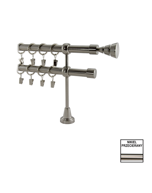 Zdjęcie: Karnisz pojedynczy Valentina fi 19 mm - 480 cm rullo satyna KARWEL