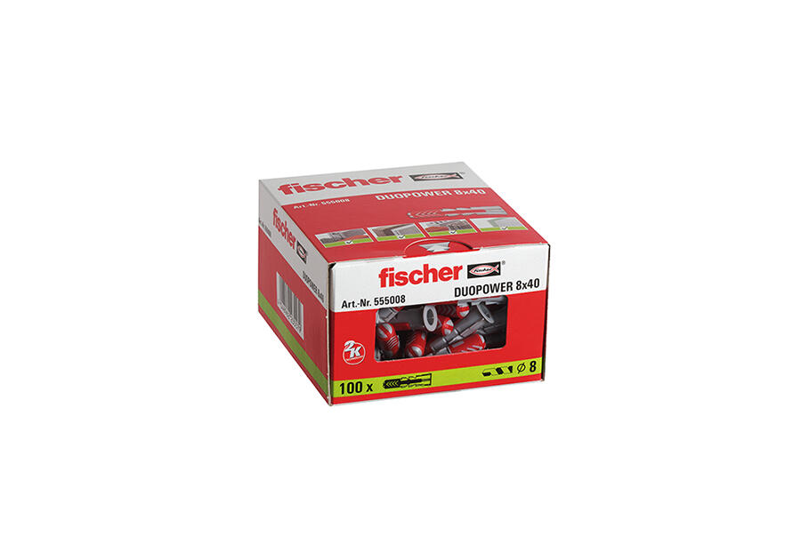 Zdjęcie: Kołek uniwersalny Duopower 10x50 mm FISCHER