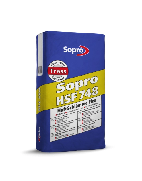 Zdjęcie: Zaprawa sczepna elastyczna z trasem HSF 748 25 kg SOPRO