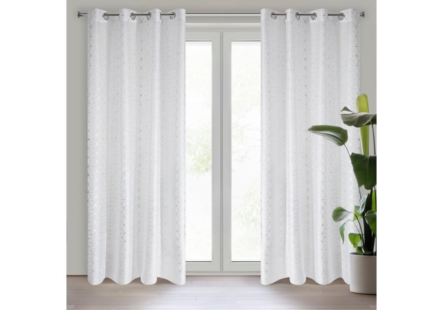 Zdjęcie: Firana gotowa Seylan 140x250 cm biały EUROFIRANY