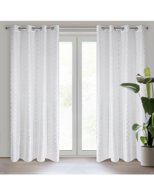 Zdjęcie: Firana gotowa Seylan 140x250 cm biały EUROFIRANY