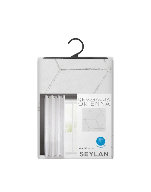 Zdjęcie: Firana gotowa Seylan 140x250 cm biały EUROFIRANY