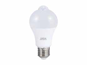 Lampa z diodami SMD Erste LED PIR E27 12 W NW barwa neutralna biała STRUHM