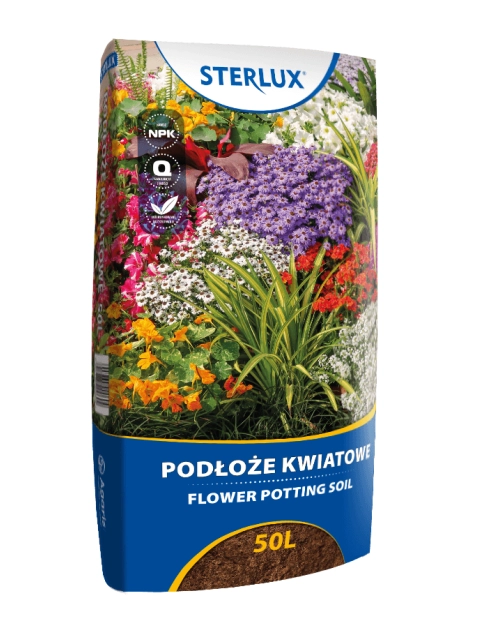 Zdjęcie: Podłoże kwiatowe 50 L Sterlux AGARIS