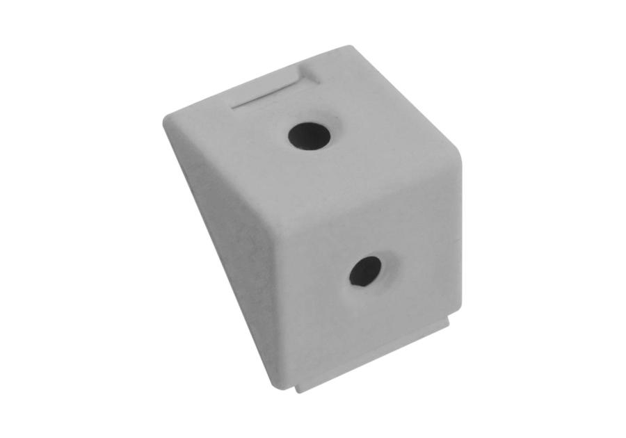 Zdjęcie: Złącze kątowe pojedyncze szare 12 sztuk METRO