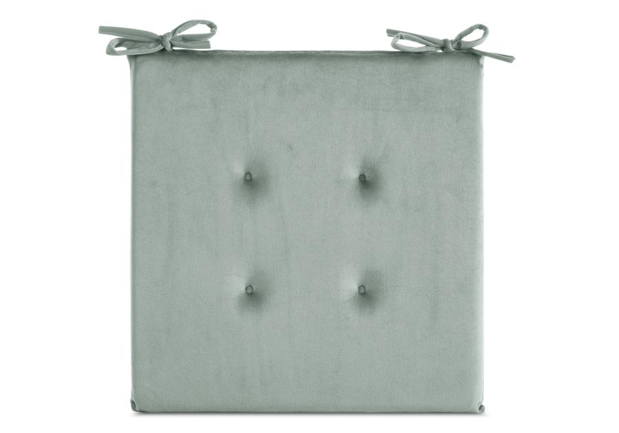 Zdjęcie: Poduszka na siedzisko Gaja 40x40x3 cm szałwiowa EUROFIRANY