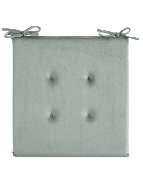 Zdjęcie: Poduszka na siedzisko Gaja 40x40x3 cm szałwiowa EUROFIRANY