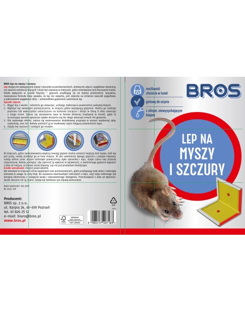 Zdjęcie: Lep na myszy i szczury BROS