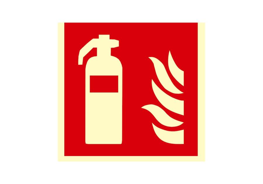 Zdjęcie: Oznaczenie "Gaśnica" 15x15 cm METRO