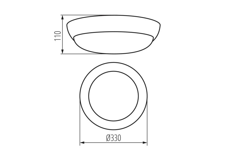 Zdjęcie: Oprawa oświetleniowa Erton 240 OP-W KANLUX