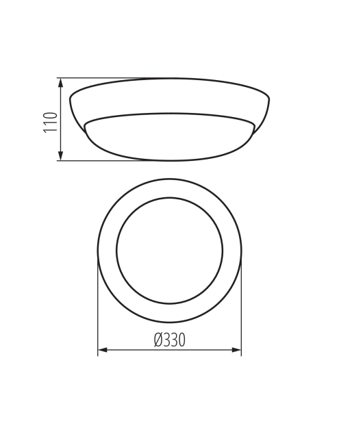 Zdjęcie: Oprawa oświetleniowa Erton 240 OP-W KANLUX