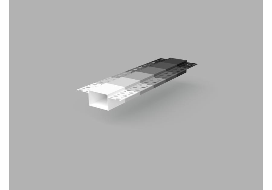 Zdjęcie: Listwa do boniowania PVC bez siatki, zamknięta z elementem traconym BP11 H3N L300 biała BELLA PLAST