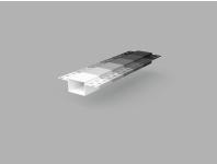 Zdjęcie: Listwa do boniowania PVC bez siatki, zamknięta z elementem traconym BP11 H3N L300 biała BELLA PLAST