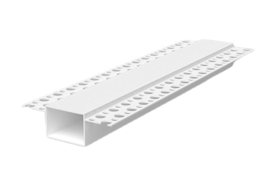 Zdjęcie: Listwa do boniowania PVC bez siatki, zamknięta z elementem traconym BP11 H3N L300 biała BELLA PLAST