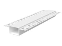 Zdjęcie: Listwa do boniowania PVC bez siatki, zamknięta z elementem traconym BP11 H3N L300 biała BELLA PLAST