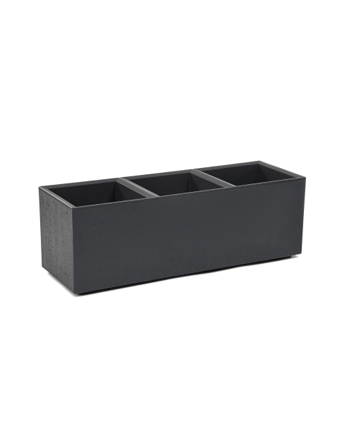 Zdjęcie: Kwietnik Karo 900x300x300 mm beton recycled, antracyt LAMELA
