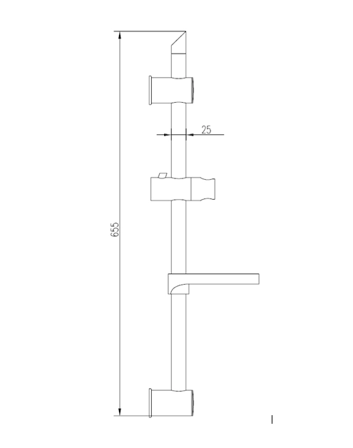 Zdjęcie: Drążek natryskowy Kos INVENA