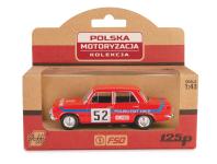 Zdjęcie: Model metalowy Prl Fiat 125P Rally Fh02A czerwony DAFFI