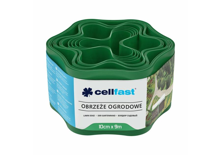 Zdjęcie: Obrzeże ogrodowe 15 cm x 9 m zielone CELLFAST