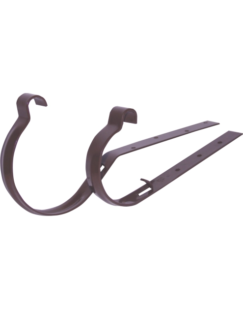 Zdjęcie: Uchwyt rynny metal fi 130 mm brąz PROFIL
