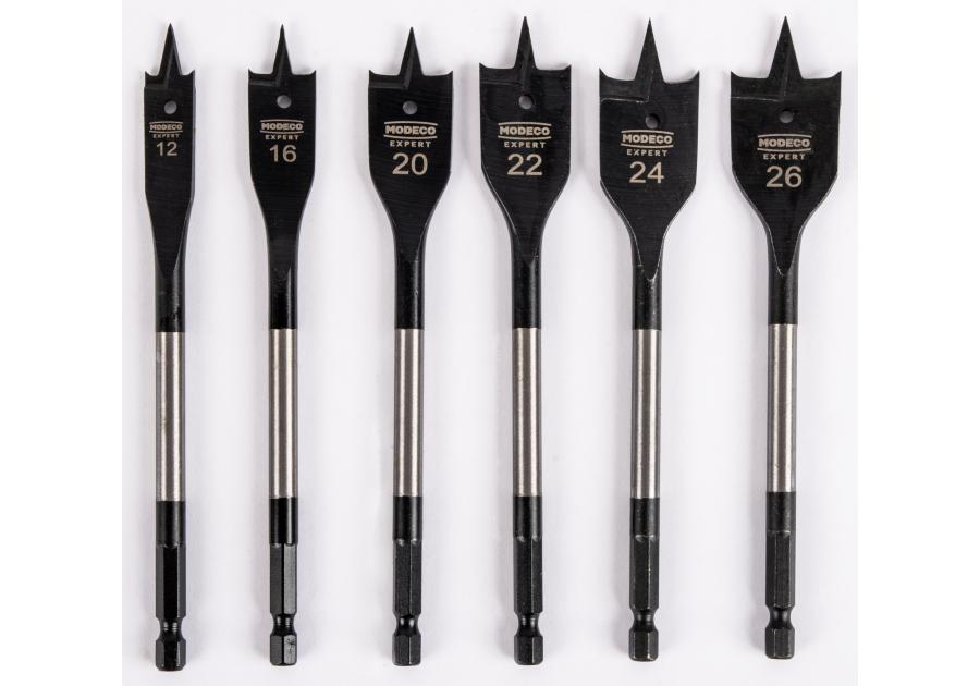 Zdjęcie: Zestaw wierteł piórowych do drewna 12-26 mm 6 elementów RAWLPLUG