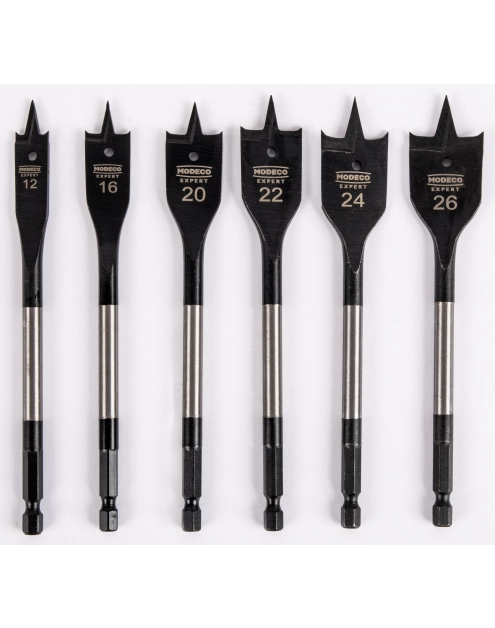 Zdjęcie: Zestaw wierteł piórowych do drewna 12-26 mm 6 elementów RAWLPLUG