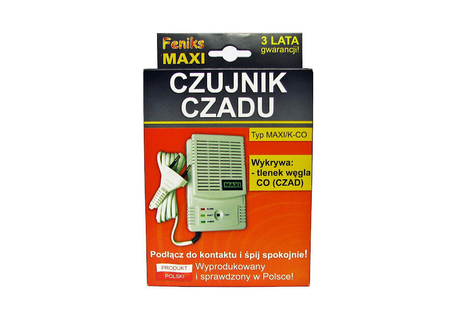 Zdjęcie: Czujnik czadu Maxi K-Co FENIKS