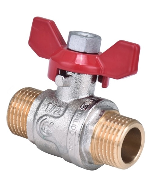 Zdjęcie: Zawór kulowy z/z 1/2" z motylkiem CALIDO