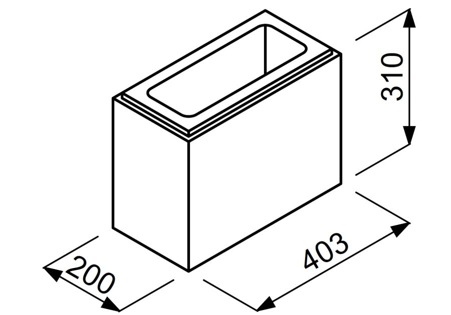 Zdjęcie: Bloczek ogrodzenia Drago BDR31 nero JONIEC