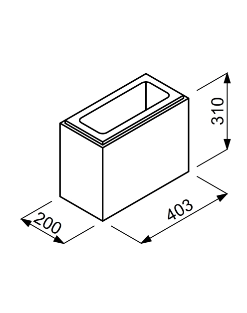 Zdjęcie: Bloczek ogrodzenia Drago BDR31 nero JONIEC