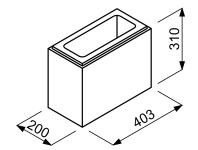 Zdjęcie: Bloczek ogrodzenia Drago BDR31 nero JONIEC