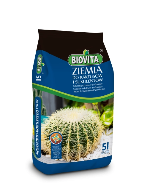 Zdjęcie: Ziemia do kaktusów 5 L BIOVITA