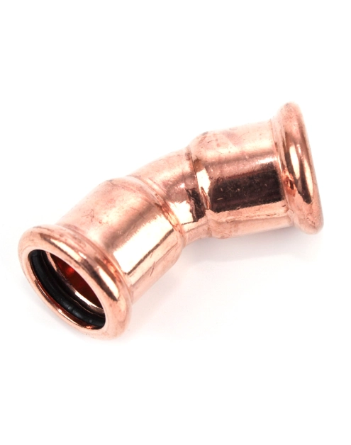 Zdjęcie: Łuk 45 stopni zaciskany profil M do wody 22x22 CALIDO