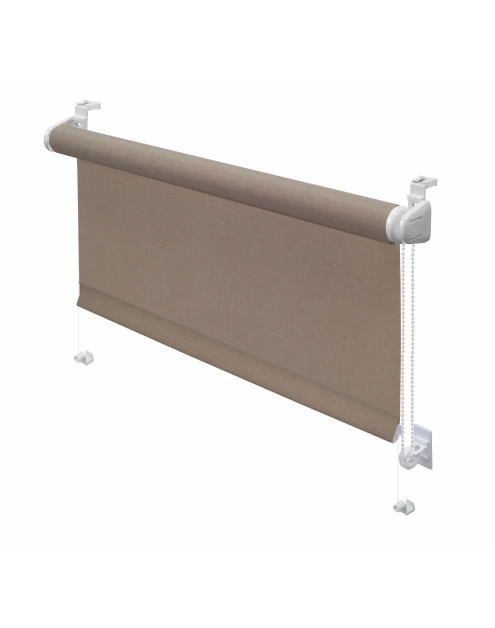 Zdjęcie: Roleta mini Napoli 737 brąz 68x215 cm GARDINIA