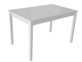 Stół drewniany Otto 118x75x73 cm biały TS INTERIOR