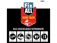 Zdjęcie: Klej uszczelniacz hybrydowy Fix All High Tack 290 ml biały SOUDAL