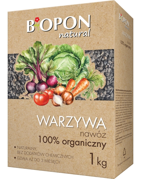 Zdjęcie: Nawóz do warzyw organiczny granulat 1 kg BOPON NATURAL