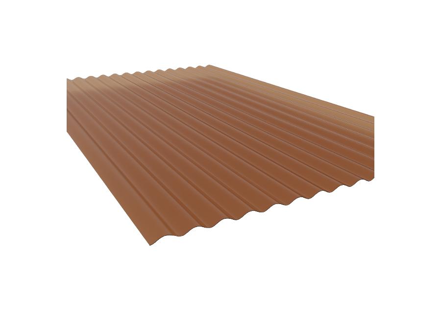 Zdjęcie: Płyta PVC fala 76/18 dymna 90x250 cm SCALA