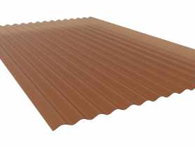 Płyta PVC fala 76/18 dymna 90x250 cm SCALA