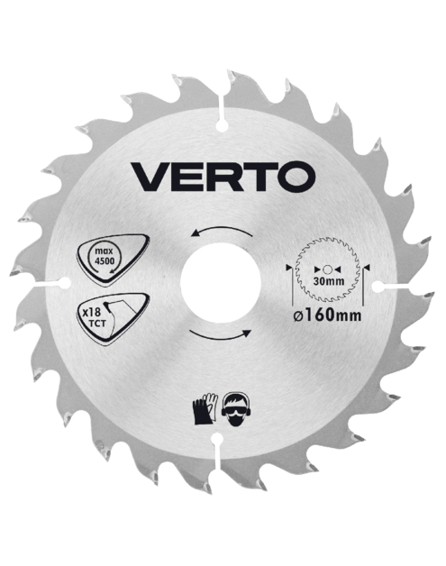 Zdjęcie: Tarcza do pilarki, widiowa, 160 x 30 mm, 18 zębów VERTO