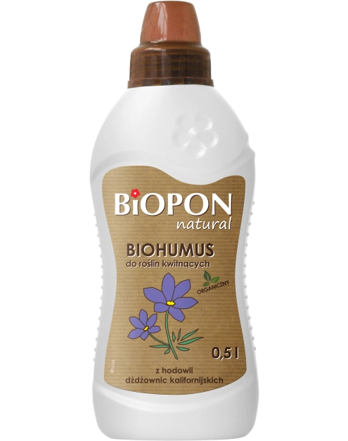 Zdjęcie: Biohumus do roślin kwitnących w płynie 0,5 L BIOPON