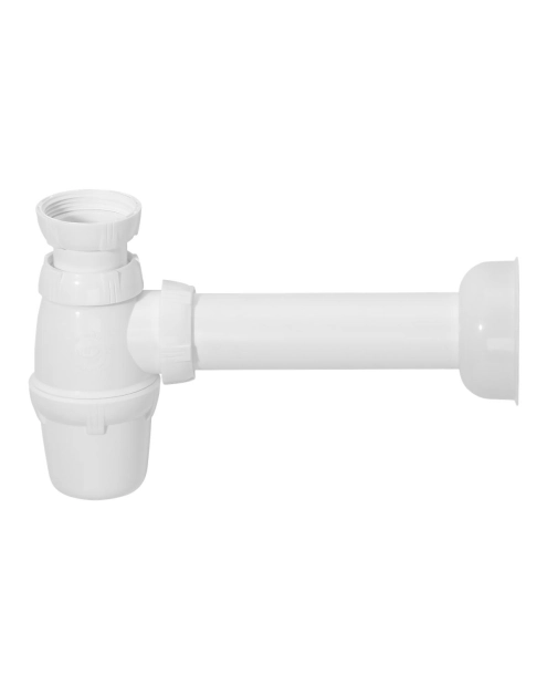 Zdjęcie: Syfon zlewozmywakowy pojedynczy butelkowy 1 1/2" x 40 mm bez spustu WIRQUIN SYFONY