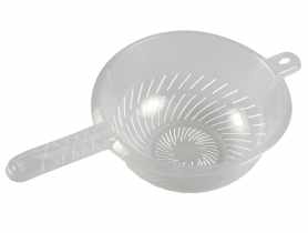 Cedzak 24 cm z rączką Fabio Transparent KEEEPER