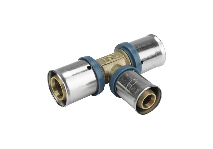 Zdjęcie: Trójnik zaciskowy PEX 20x16x20 mm TYCNER