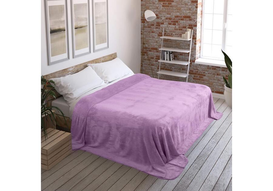 Zdjęcie: Koc Tyler lila 170x210 cm AMELIA HOME