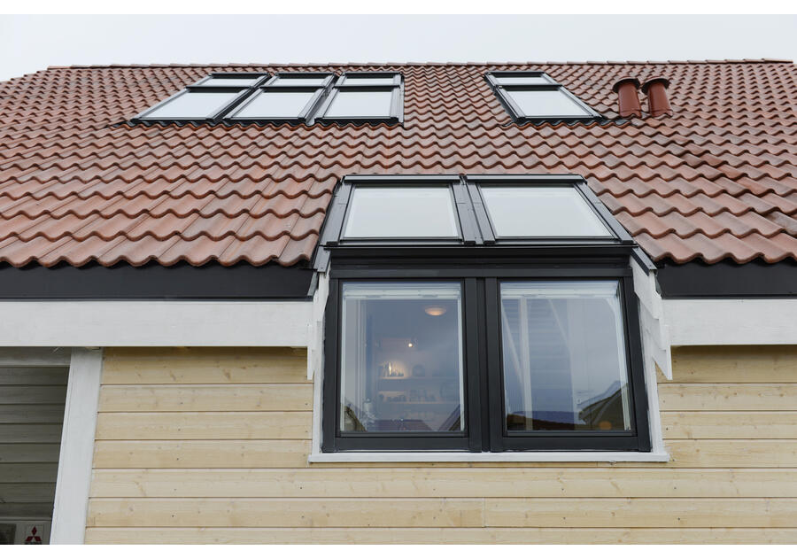Zdjęcie: Kołnierz do okien kolankowych EFW 0022E profilowany dwa zestawy obok siebie, 78x118 cm VELUX