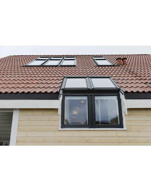 Zdjęcie: Kołnierz do okien kolankowych EFW 0022E profilowany dwa zestawy obok siebie, 78x118 cm VELUX