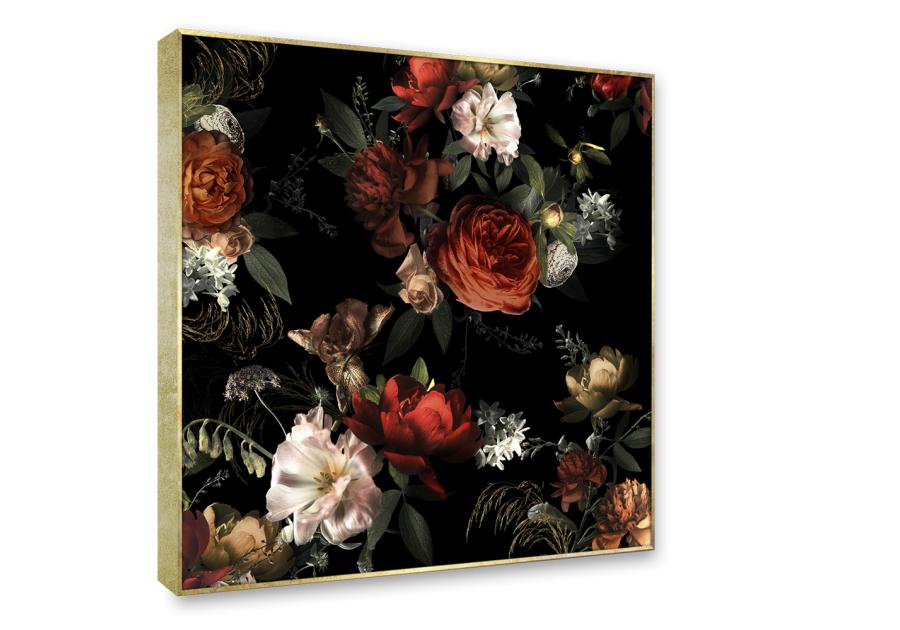 Zdjęcie: Obraz Canvas Framed 65x65 cm  Fa016 Orange Flowers STYLER