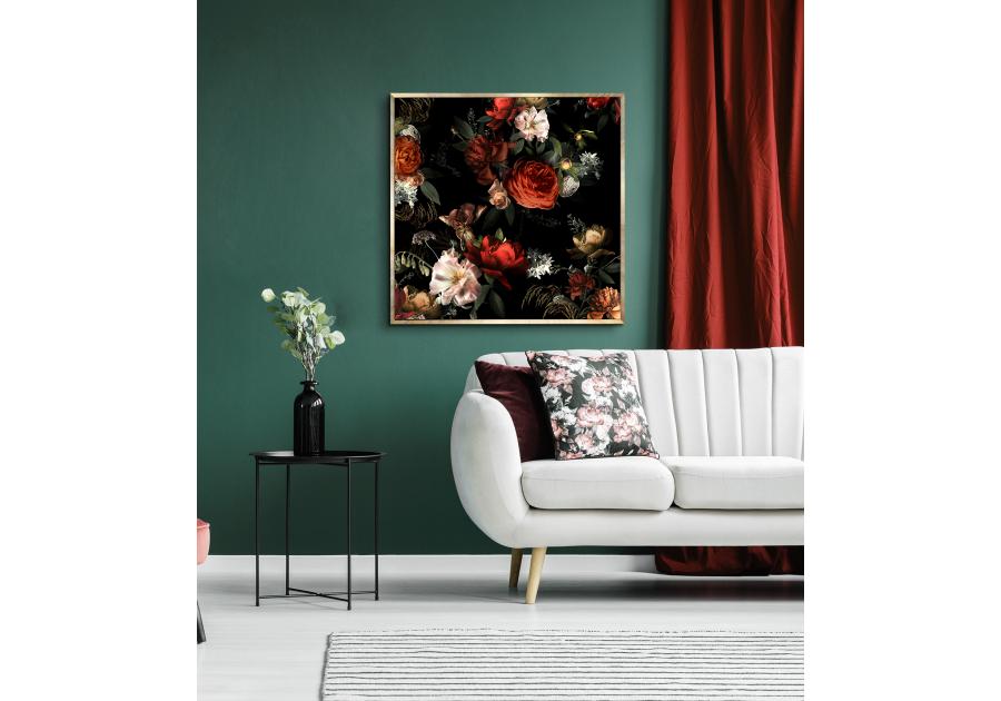 Zdjęcie: Obraz Canvas Framed 65x65 cm  Fa016 Orange Flowers STYLER