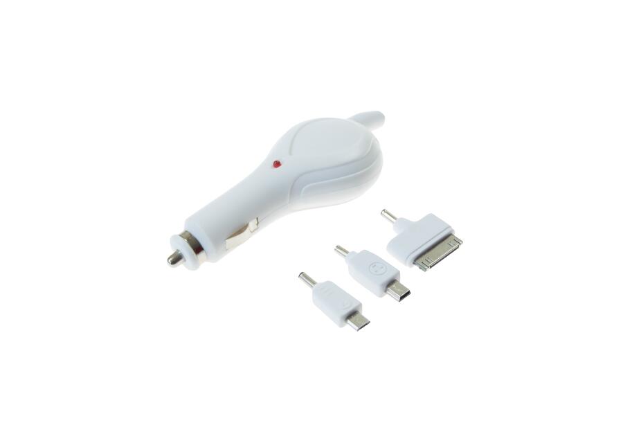 Zdjęcie: Ładowarka samochodowa 1 AMP z 3 końcówkami Charger-X3 BOTTARI